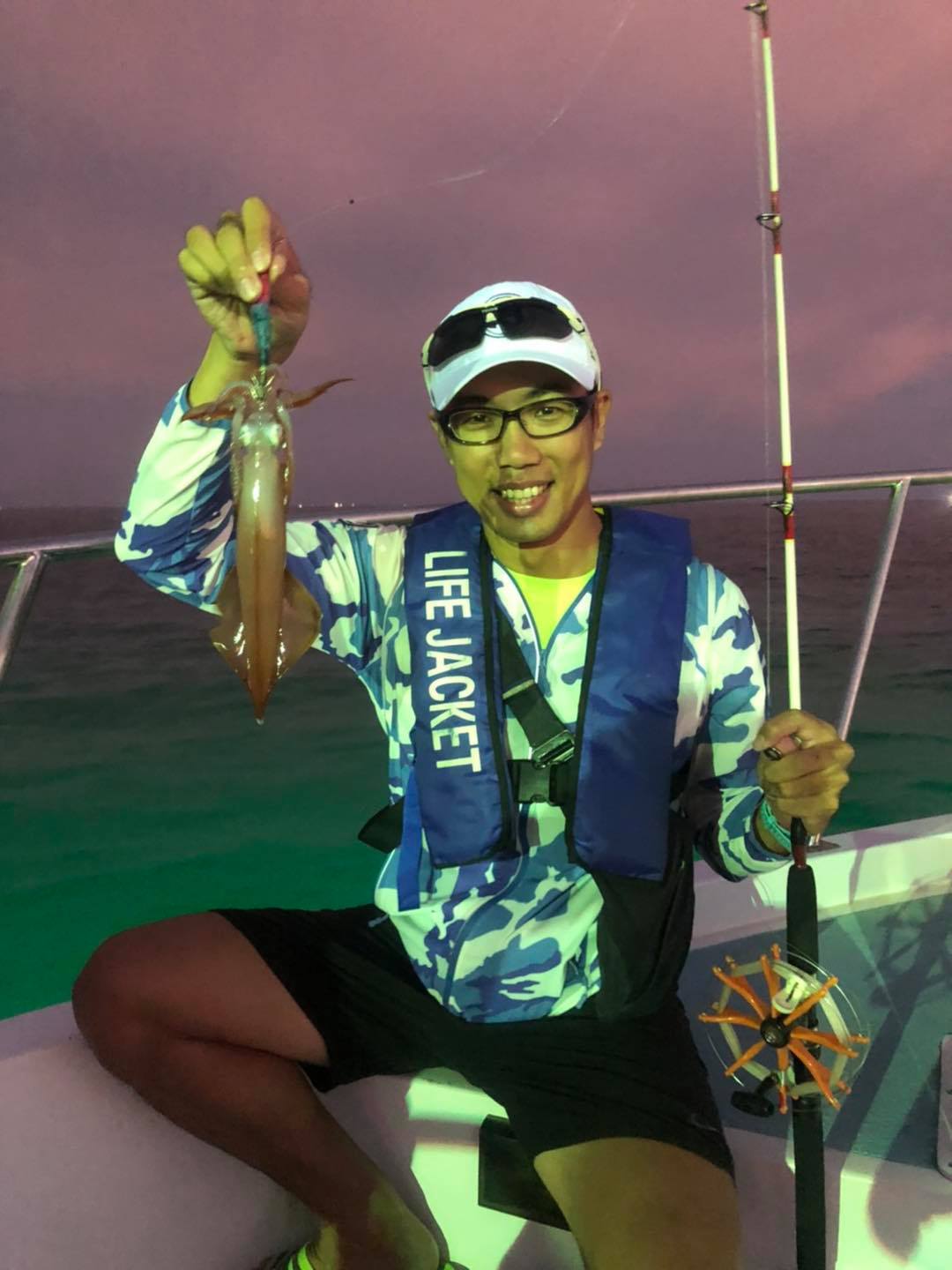 澎湖旅遊-夜釣小管